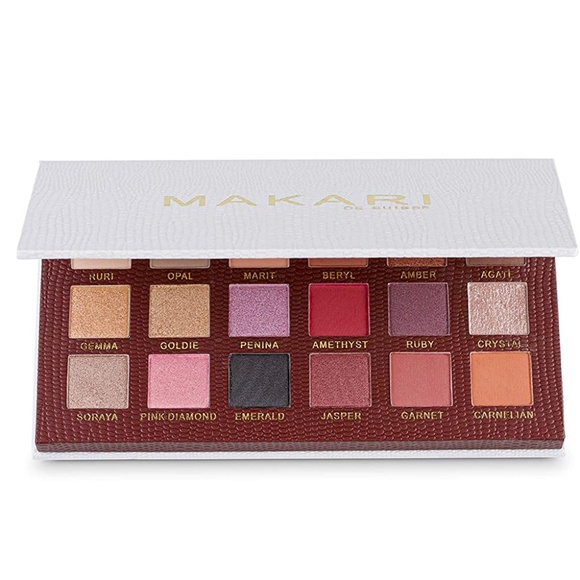 MAKARI EYE SHADOW PALETTE Plus Makeup bag Limited Edition NWT - Picture 4 of 14